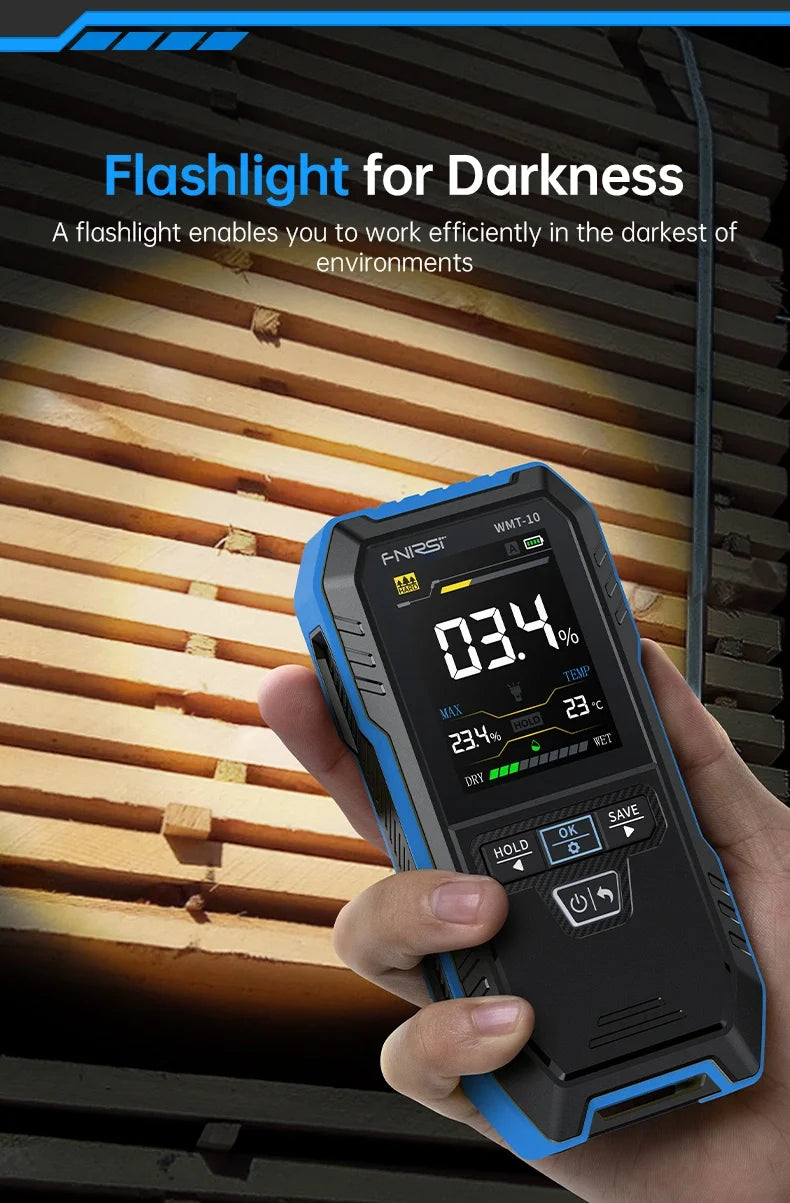 FNIRSI Pinless Moisture Meter
