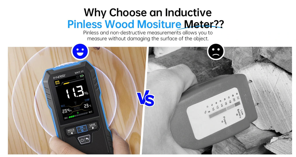 FNIRSI Pinless Moisture Meter