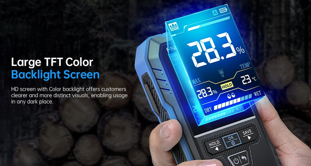 FNIRSI Pinless Moisture Meter