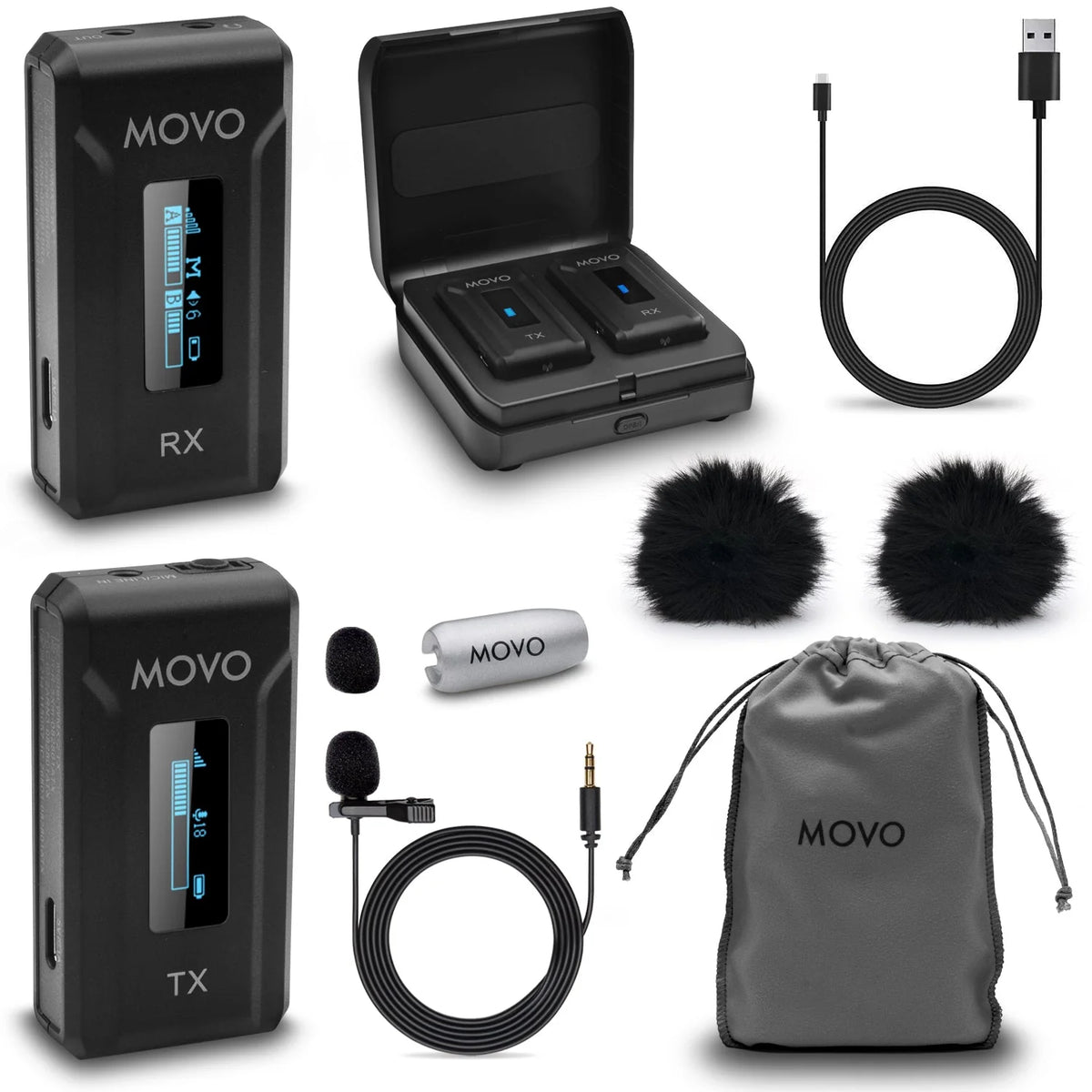 Movo Wireless Microphone System