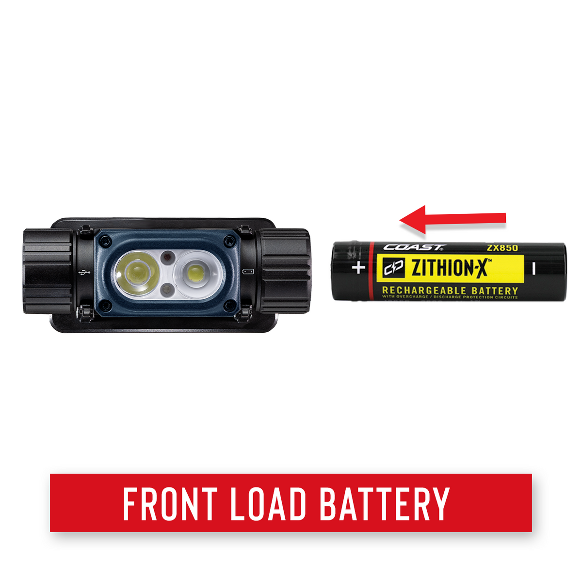 Coast Products Detachable Dual-Power Headlamp