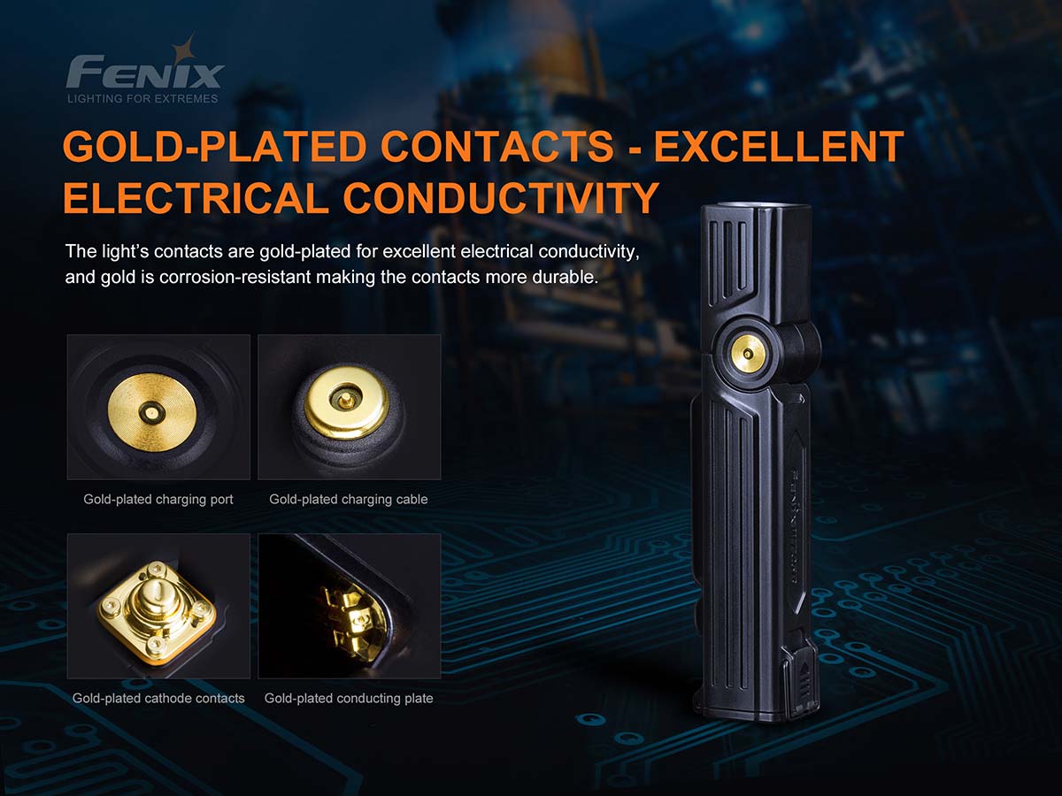 Fenix Rechargeable Adjustable-Head Work Flashlight