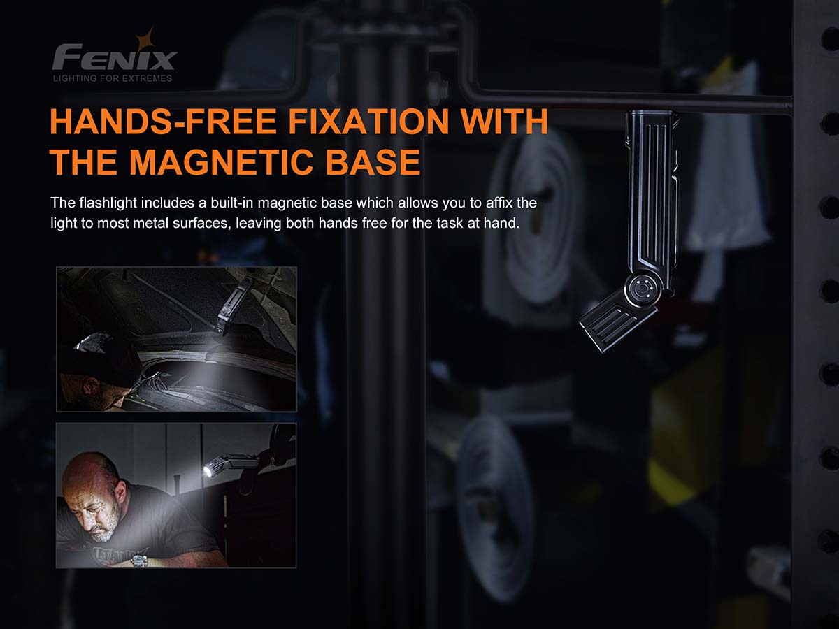 Fenix Rechargeable Adjustable-Head Work Flashlight