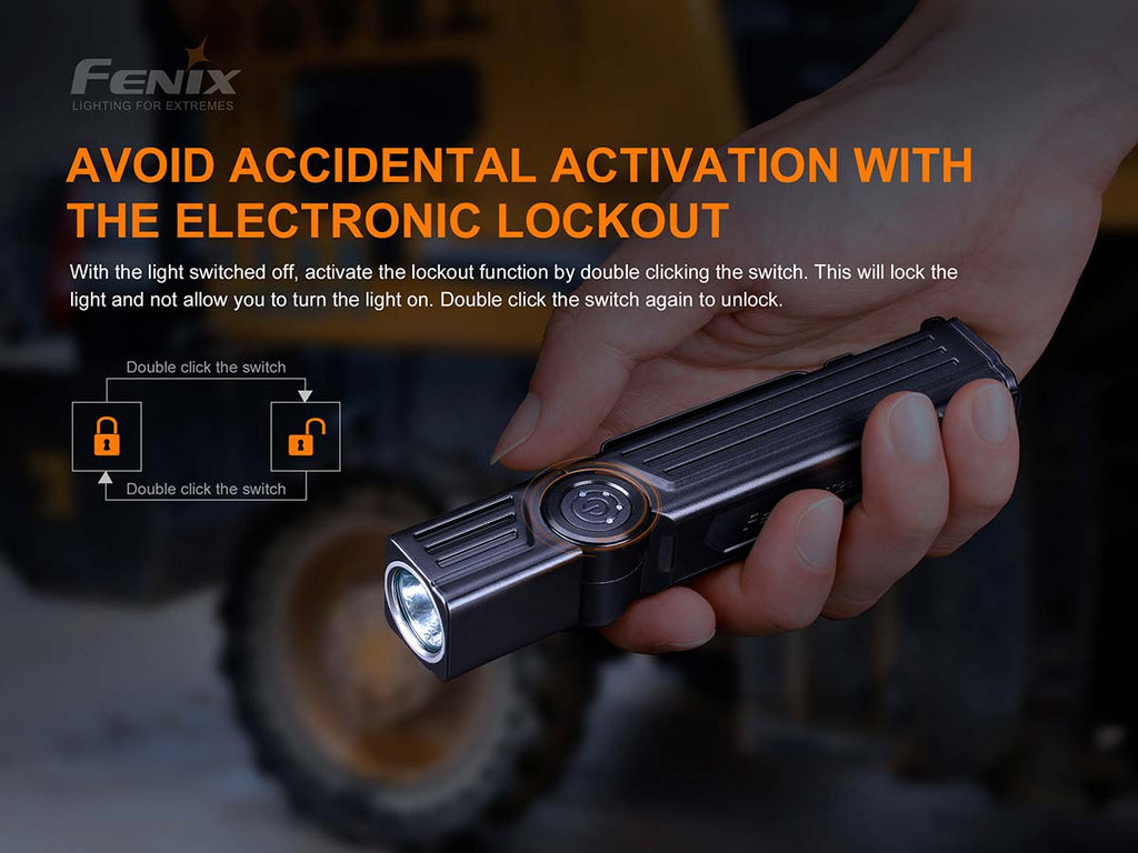 Fenix Rechargeable Adjustable-Head Work Flashlight