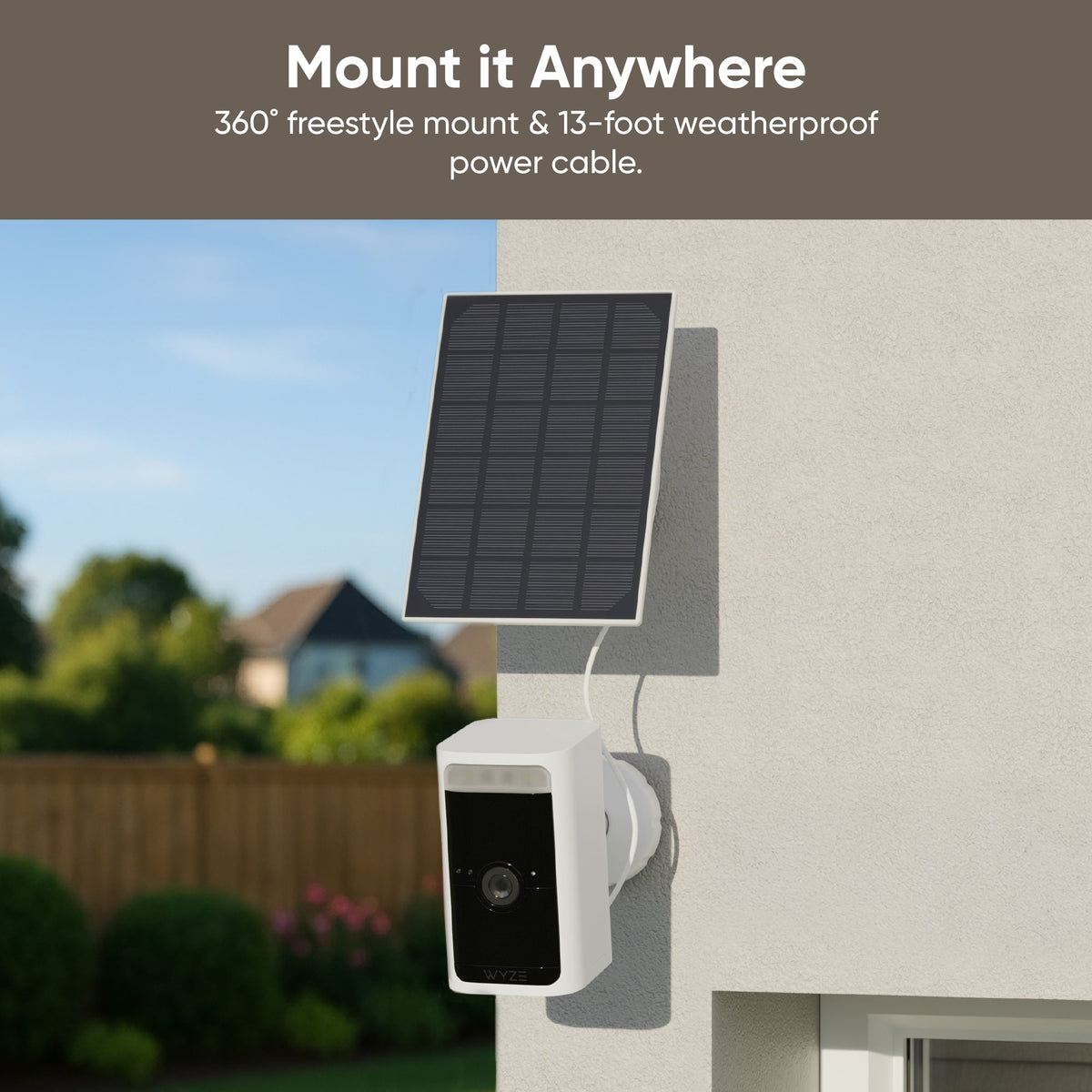 Wyze Security Camera Solar Panel