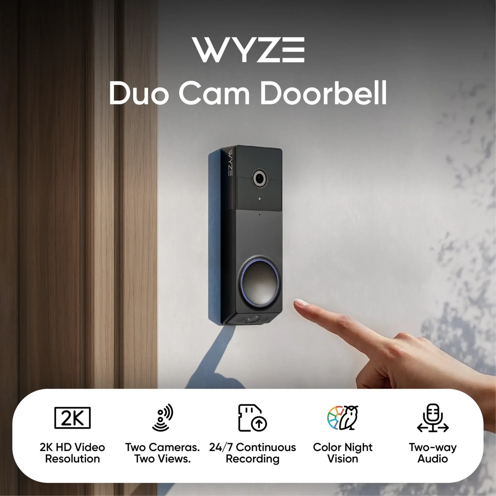 Wyze Dual-Camera Battery Video Doorbell