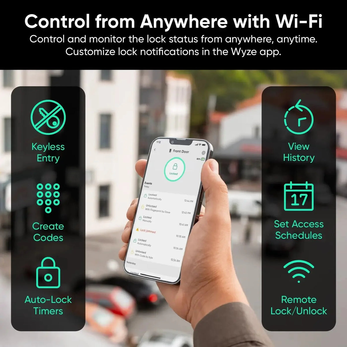 Wyze Wi-Fi Fingerprint Smart Deadbolt