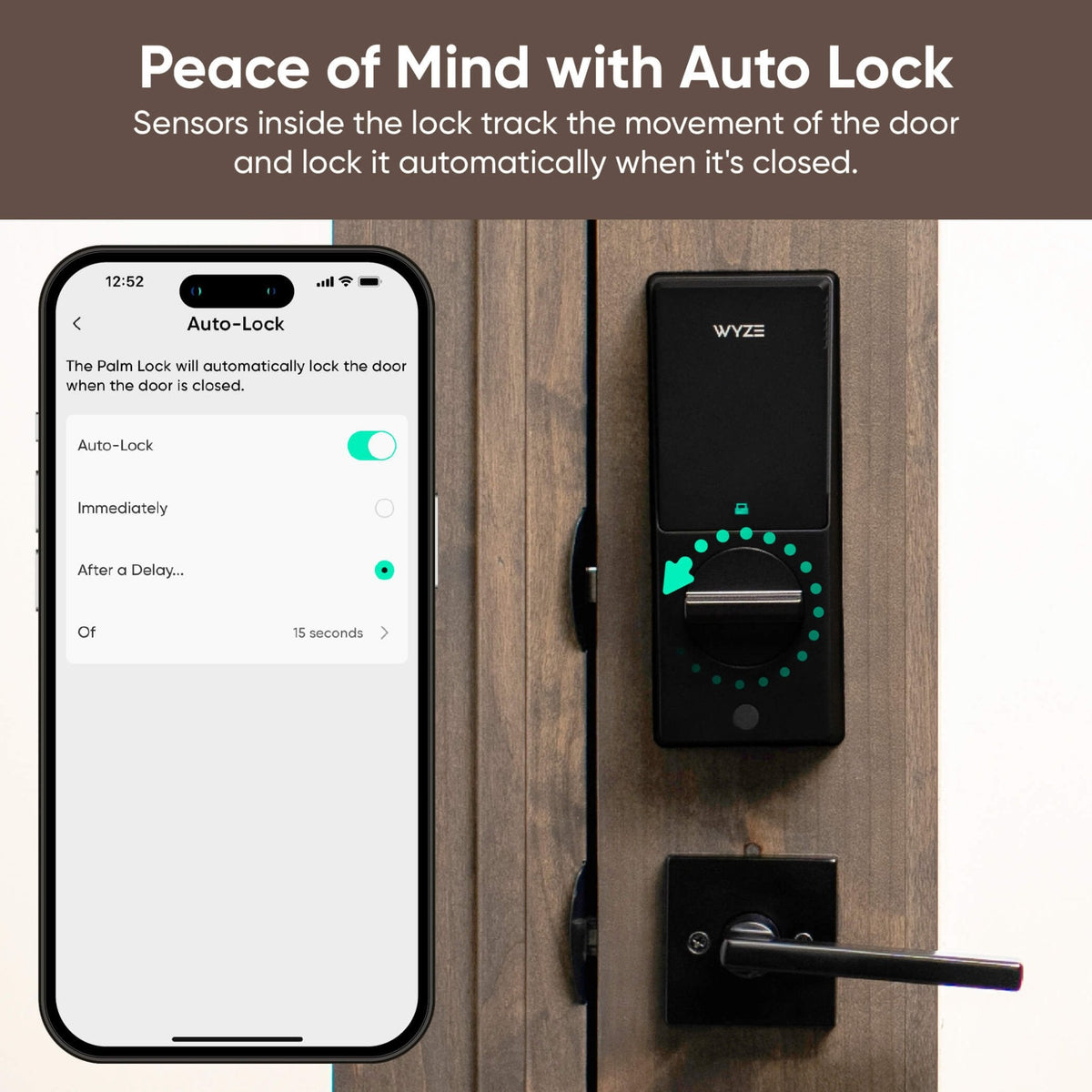 Wyze Palm-Recognition Wi-Fi Smart Deadbolt