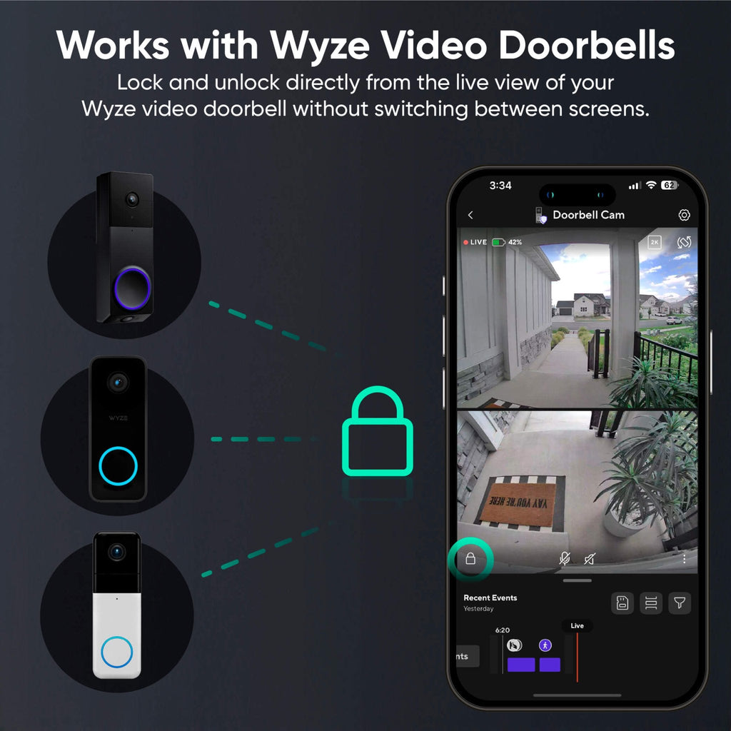 Wyze Palm-Recognition Wi-Fi Smart Deadbolt