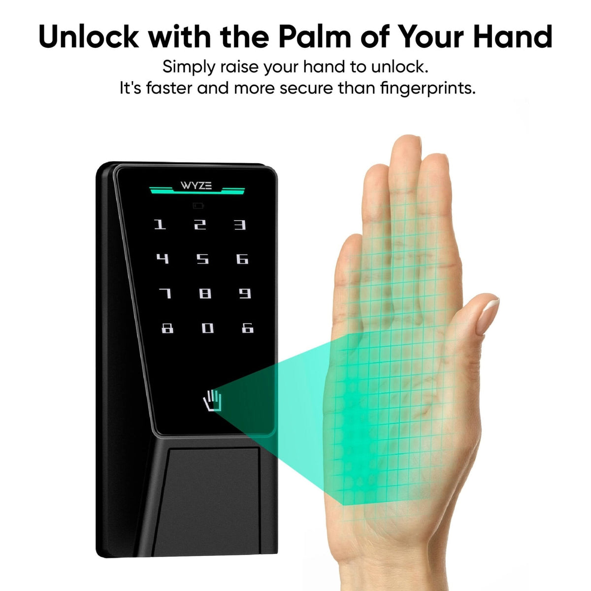 Wyze Palm-Recognition Wi-Fi Smart Deadbolt