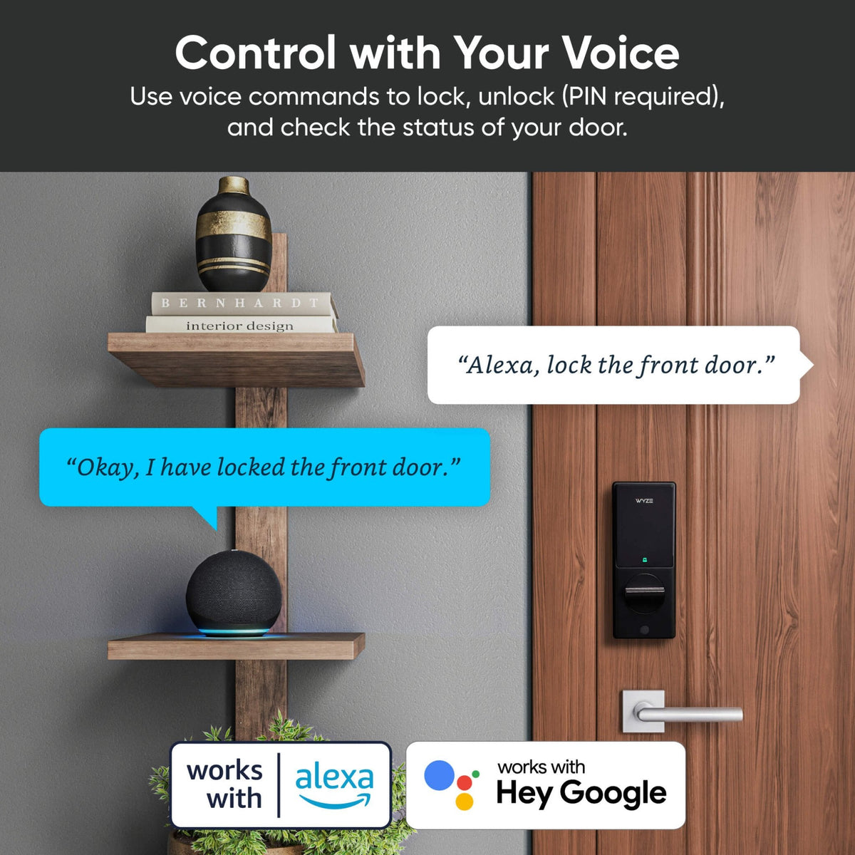 Wyze Palm-Recognition Wi-Fi Smart Deadbolt