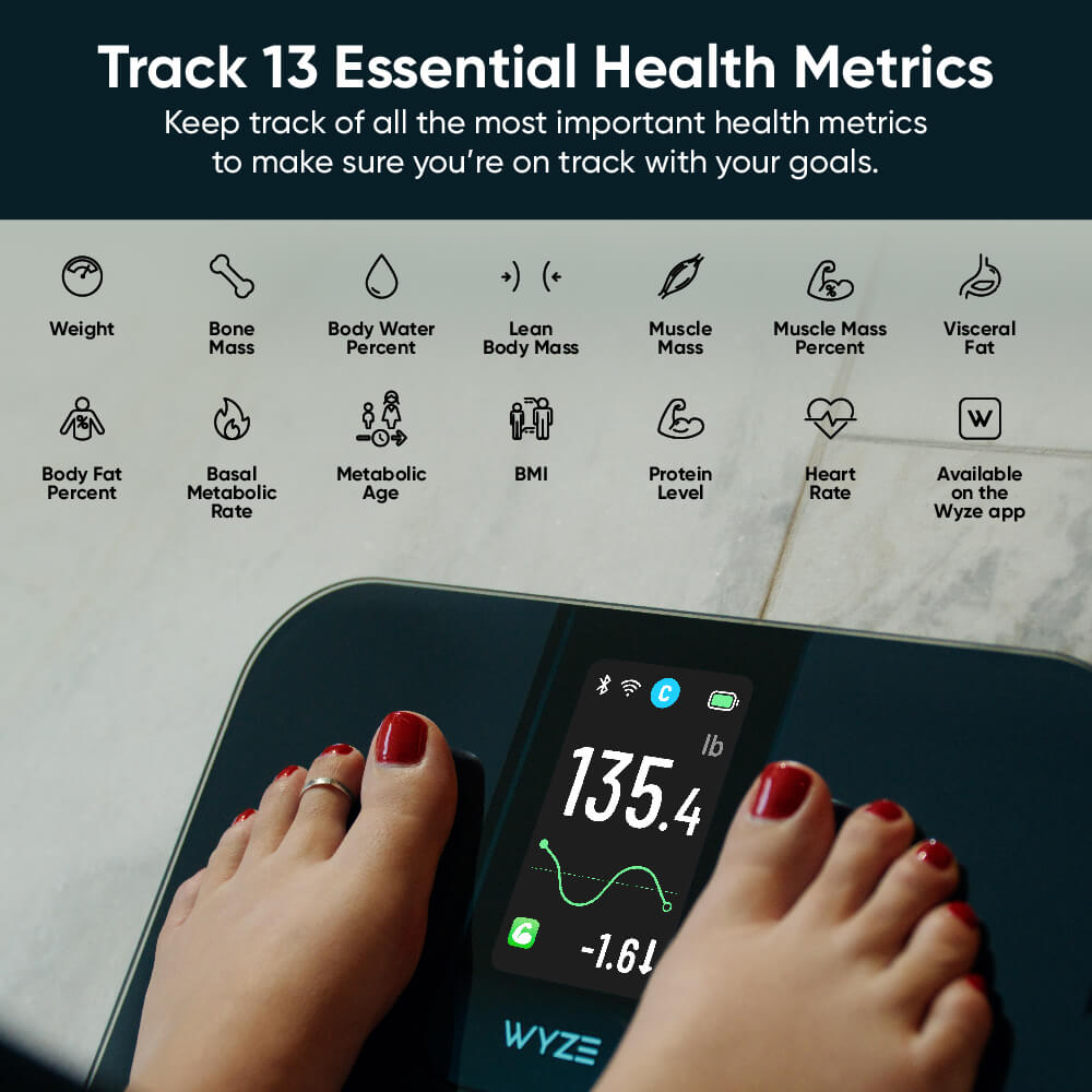 Wyze Wi-Fi Smart Body Fat Scale