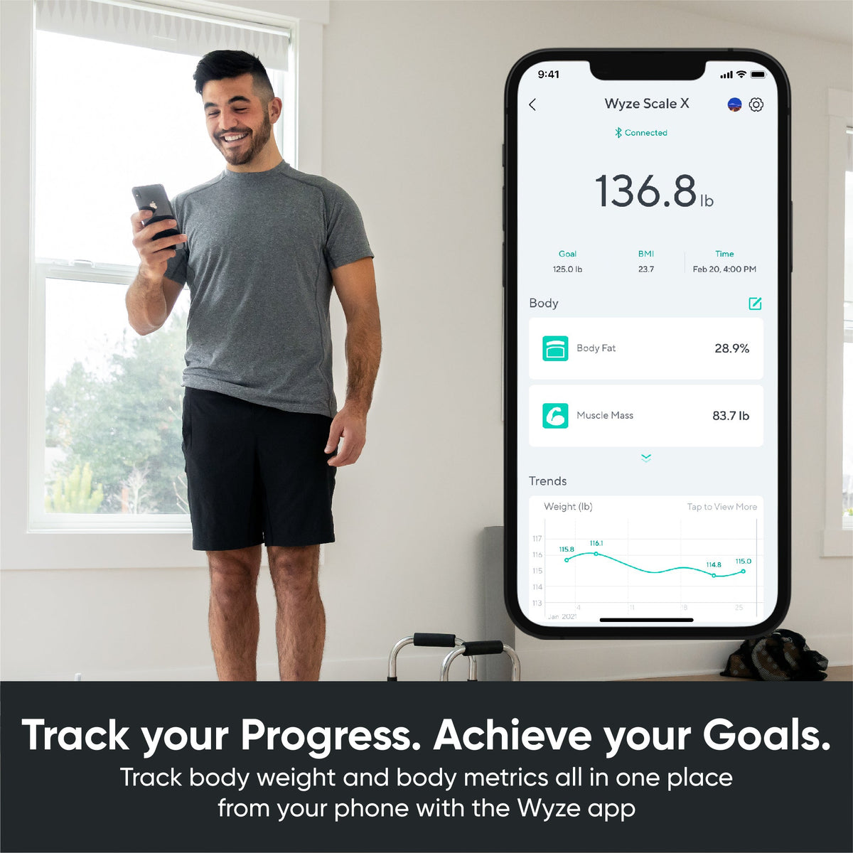 Wyze Bluetooth Body Composition Scale