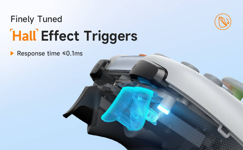 EasySMX Tri-Mode Hall Effect Gaming Controller