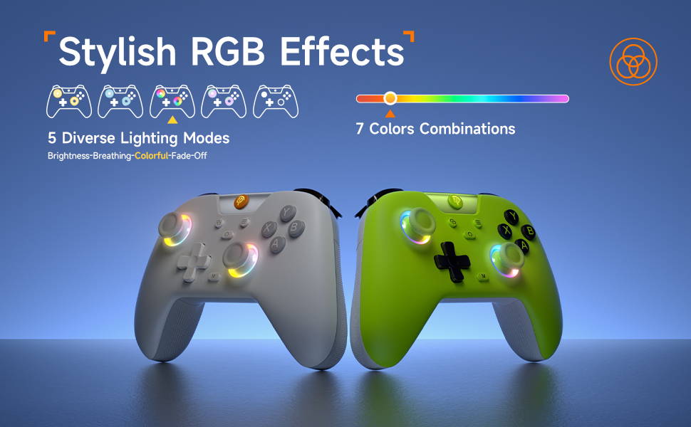 EasySMX Tri-Mode Hall Effect Gaming Controller