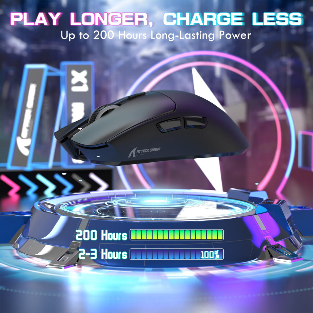ATTACK SHARK Wireless Gaming Mouse