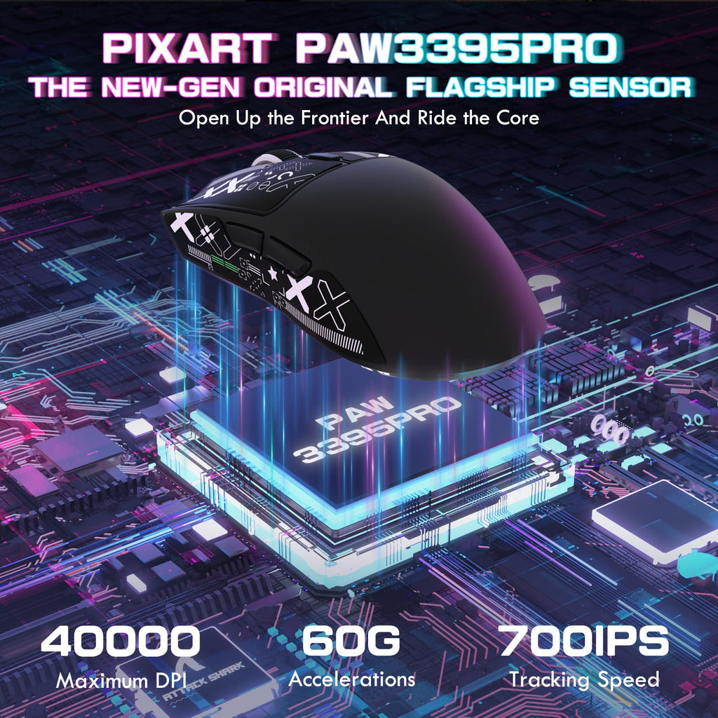 ATTACK SHARK Wireless Gaming Mouse