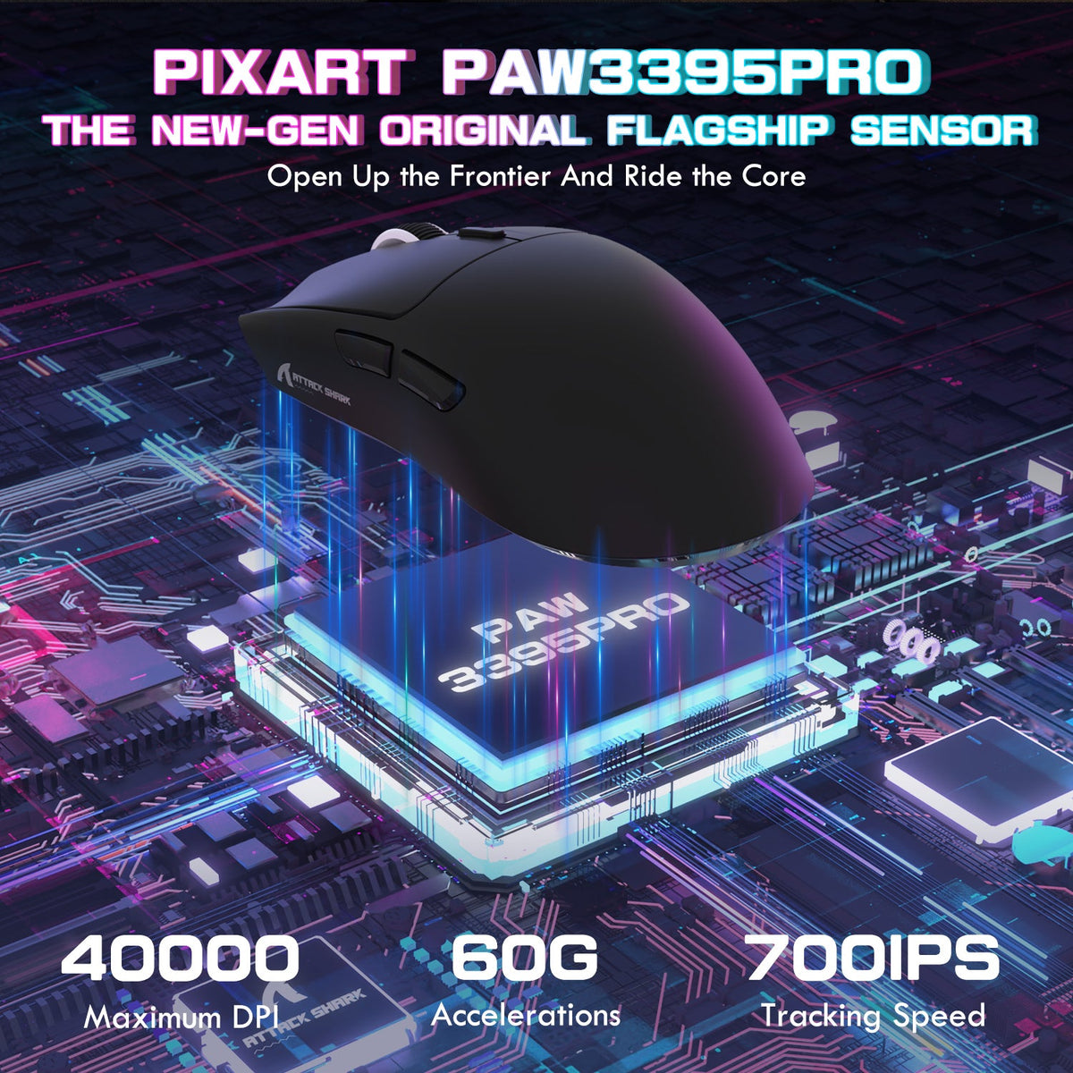 ATTACK SHARK Wireless Gaming Mouse