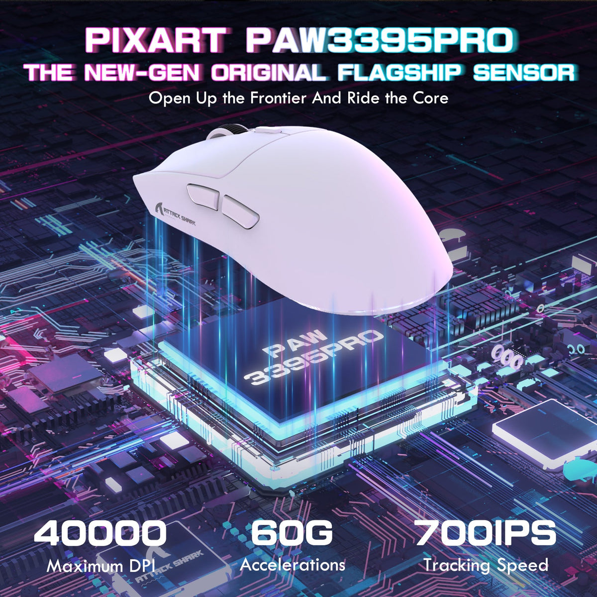 ATTACK SHARK Wireless Gaming Mouse