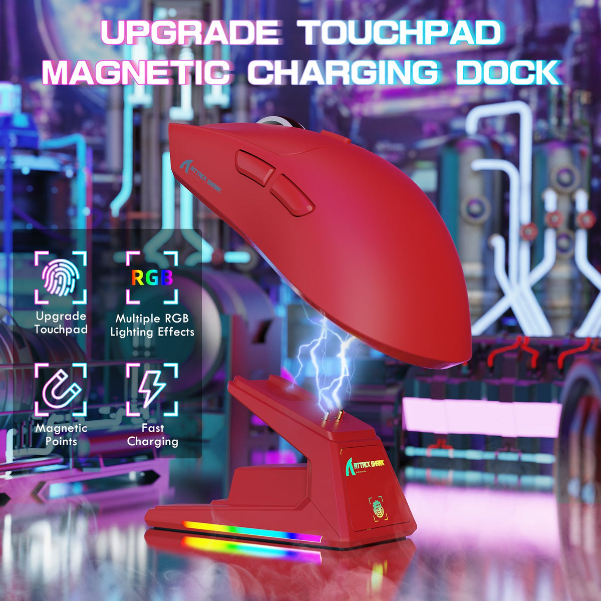 ATTACK SHARK Wireless Gaming Mouse