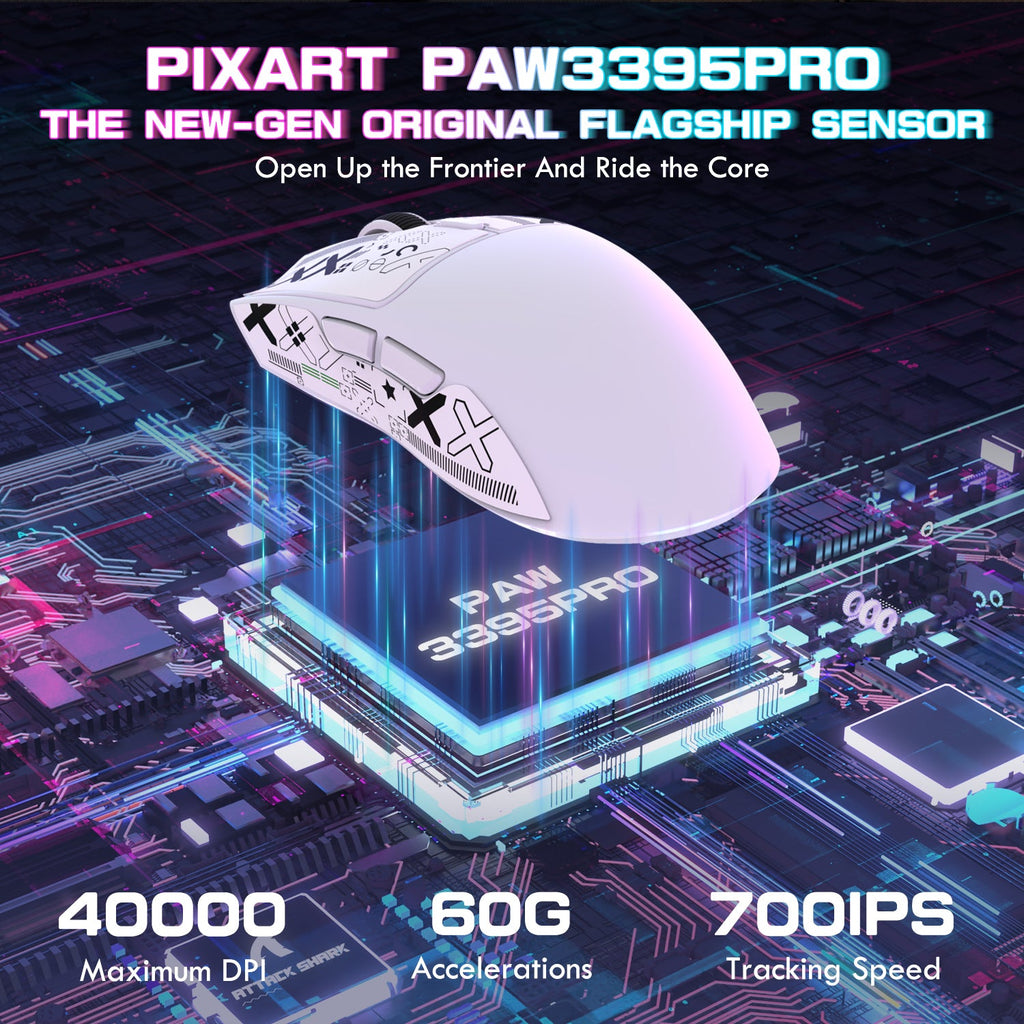 ATTACK SHARK Wireless Gaming Mouse