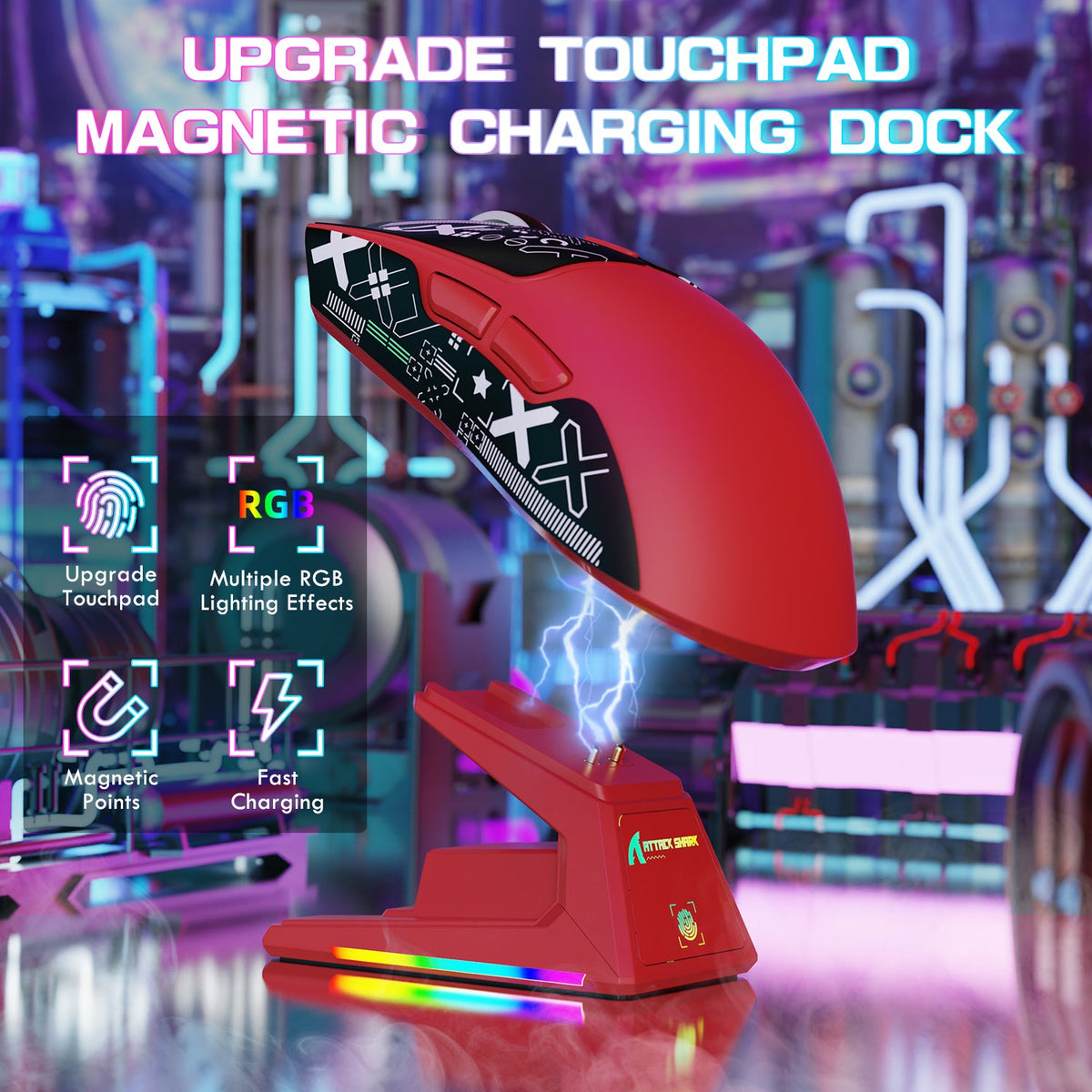 ATTACK SHARK Wireless Gaming Mouse