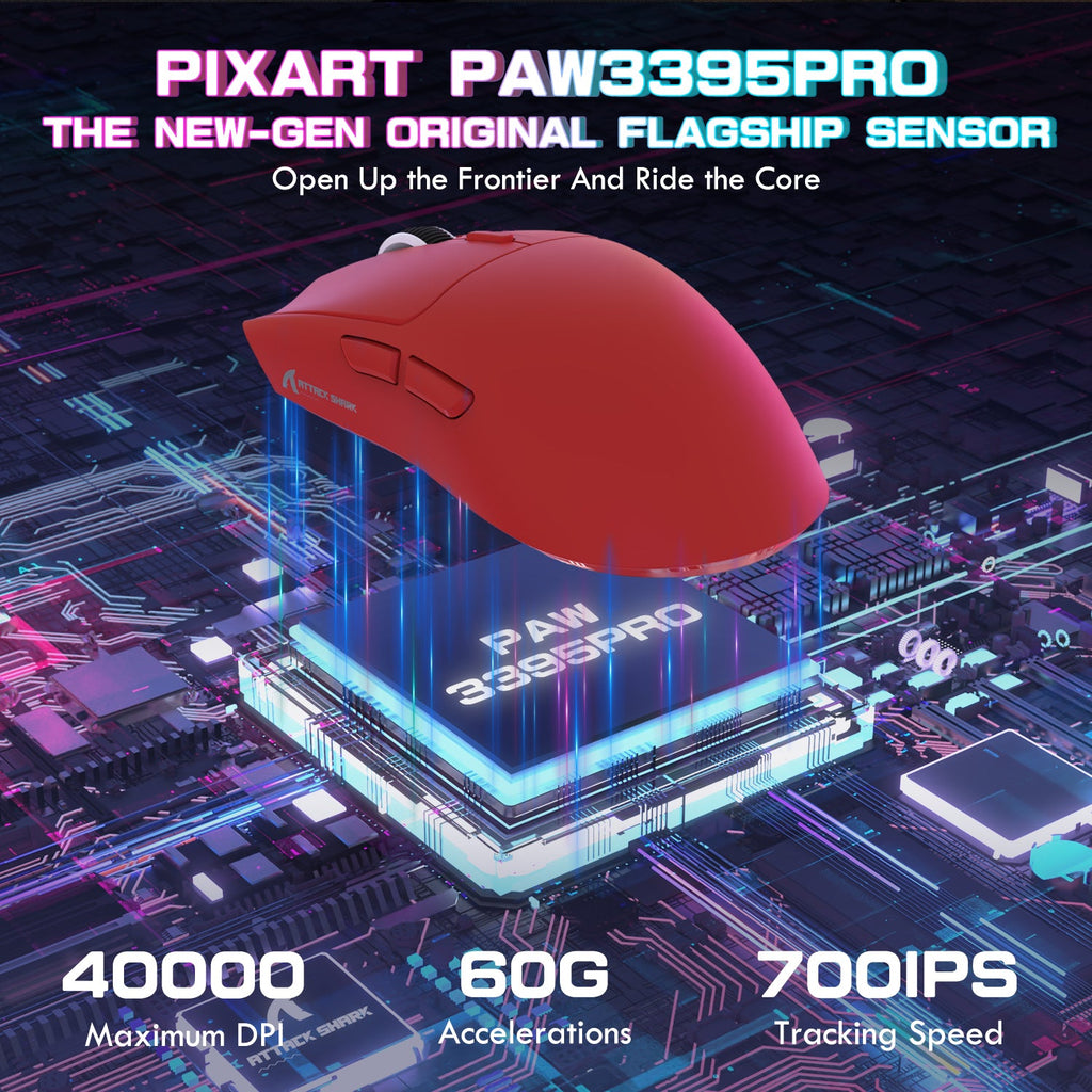 ATTACK SHARK Wireless Gaming Mouse