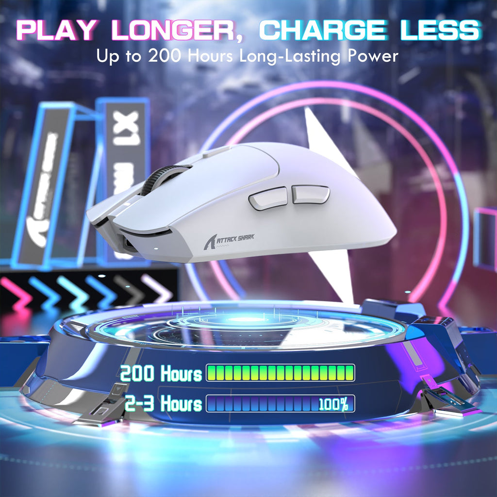 ATTACK SHARK Wireless Gaming Mouse