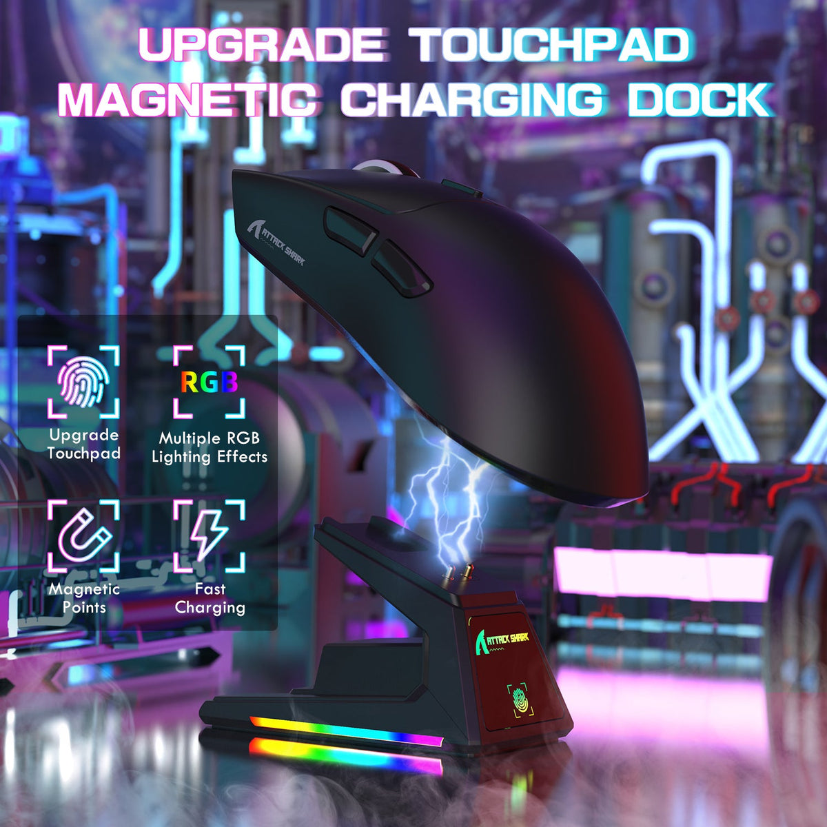 ATTACK SHARK Wireless Gaming Mouse
