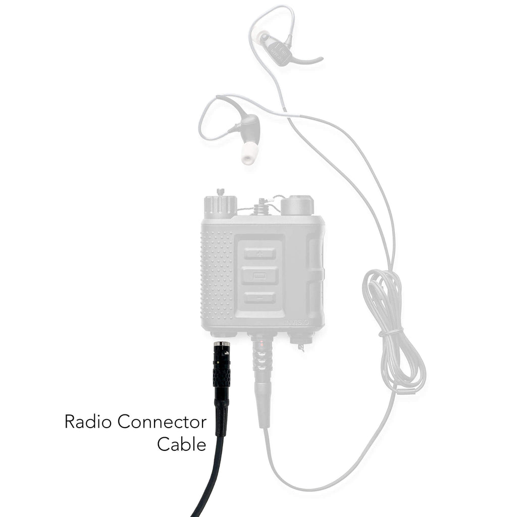INVISIO Two-Way Radio Quick-Disconnect Adapter Cable