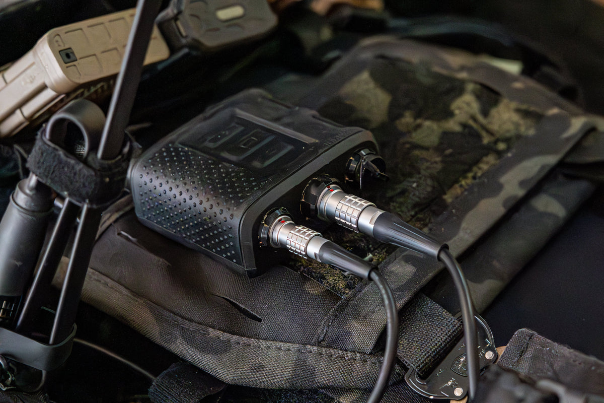 INVISIO Two-Way Radio Quick-Disconnect Adapter Cable