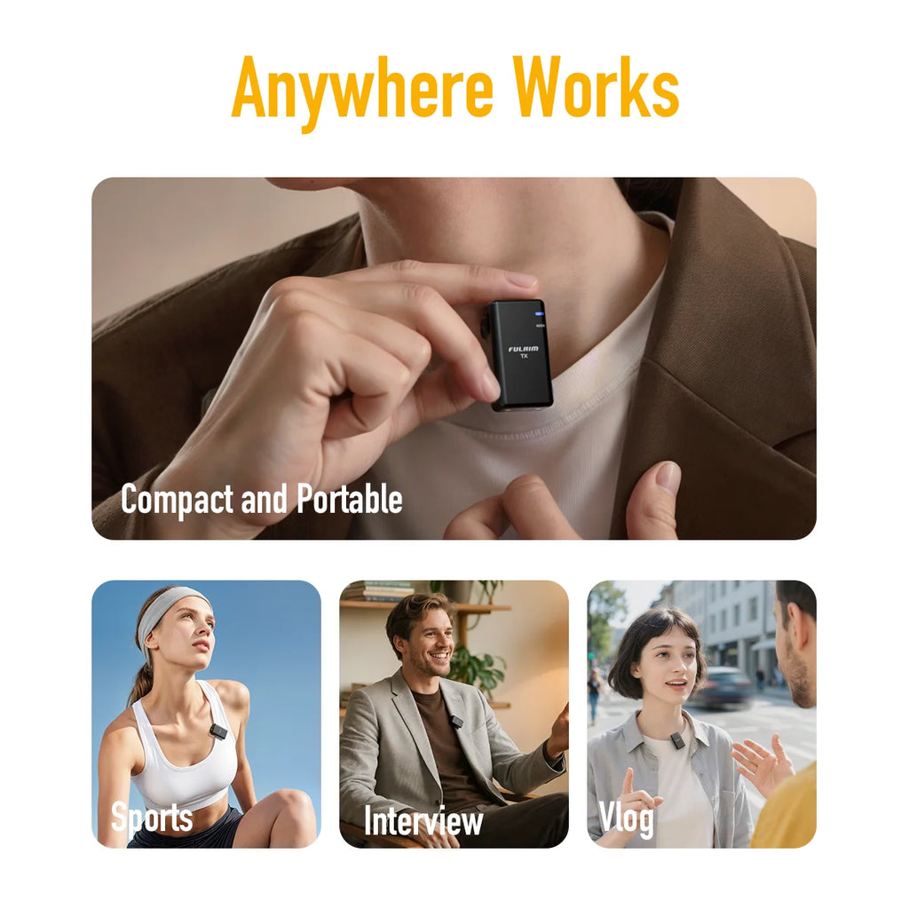 Fulaim Wireless Lavalier Microphone