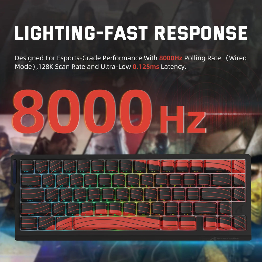 ATTACK SHARK Hall Effect Keyboard