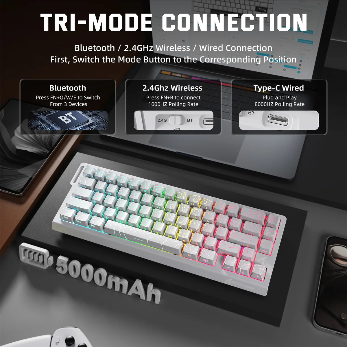 ATTACK SHARK Hall Effect Keyboard