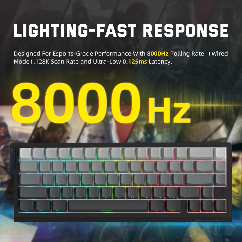 ATTACK SHARK Hall Effect Keyboard