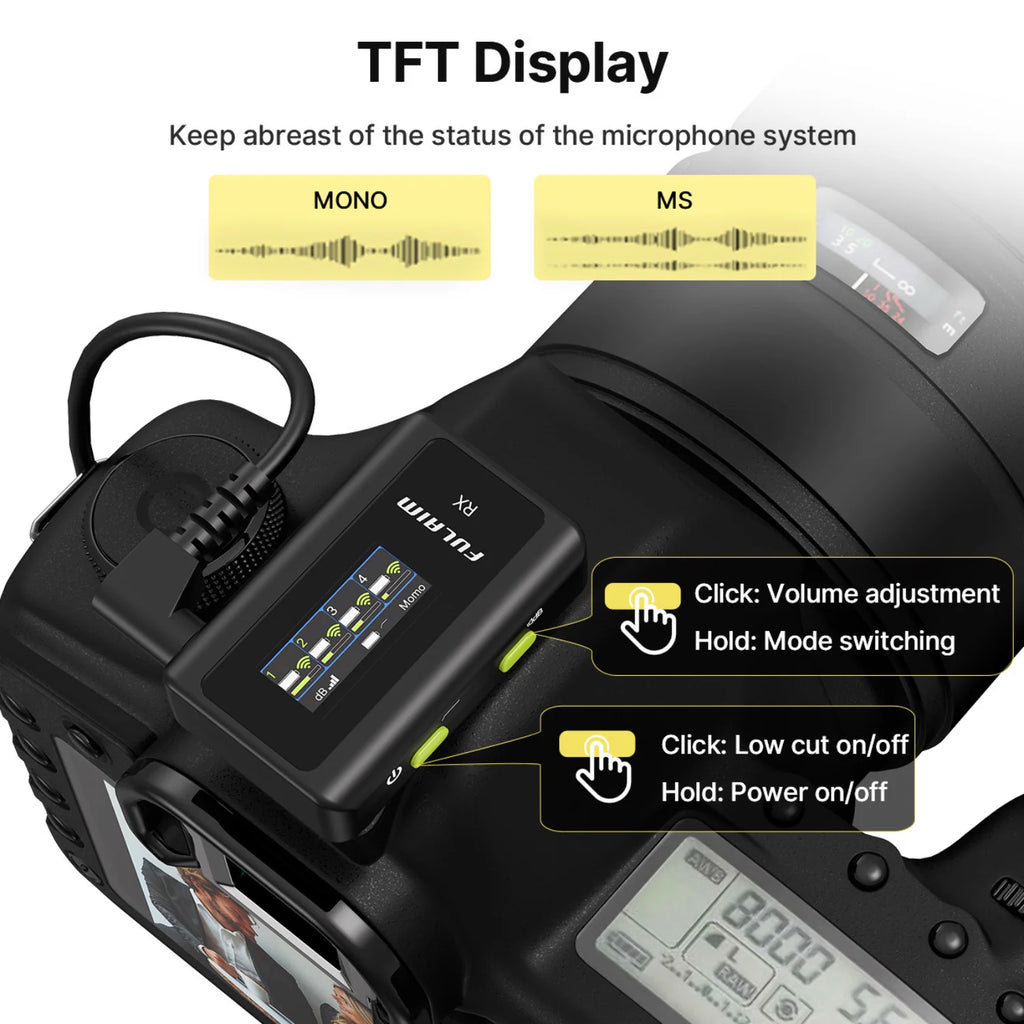Fulaim Wireless Lavalier Microphone System