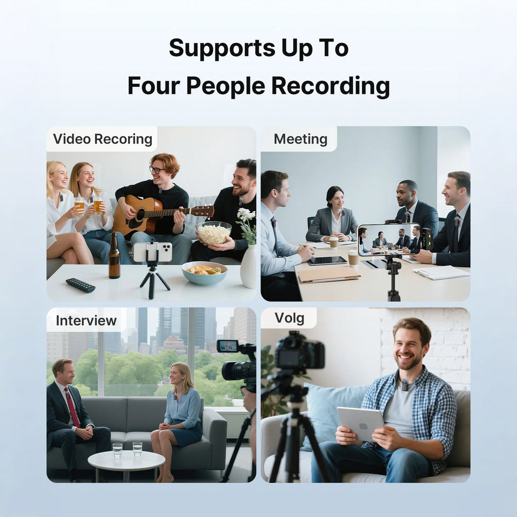 Fulaim Wireless Lavalier Microphone System