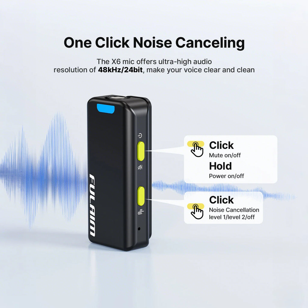 Fulaim Wireless Lavalier Microphone System
