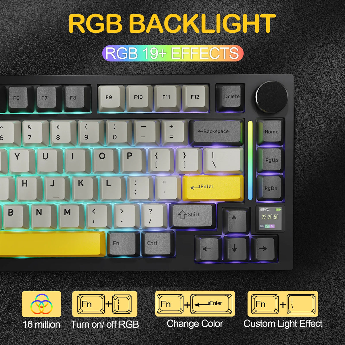 ATTACK SHARK Wireless Mechanical Keyboard