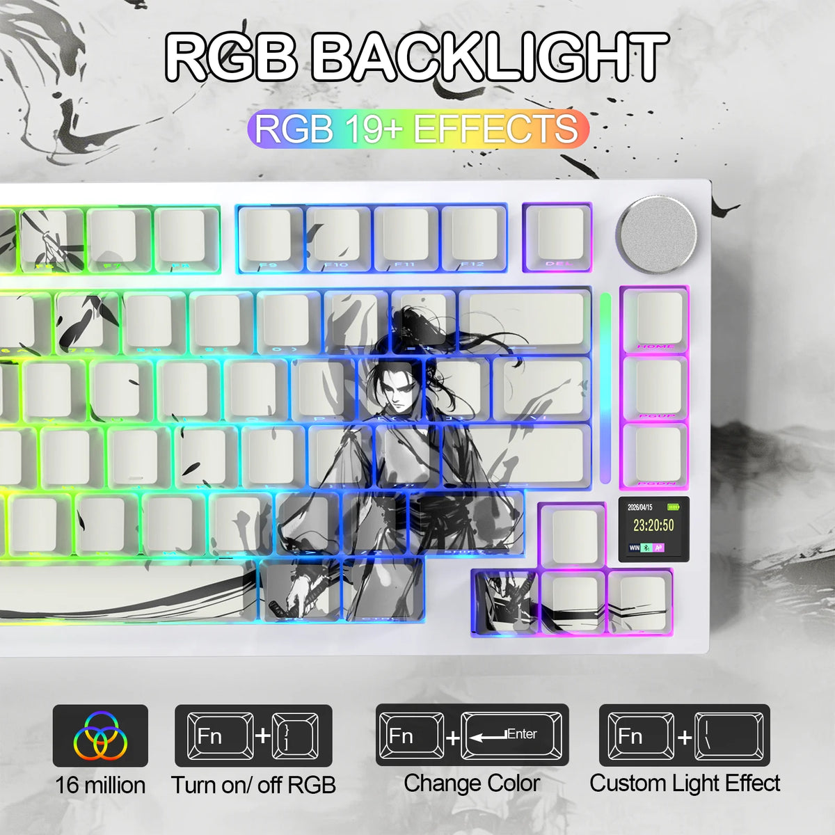 ATTACK SHARK Wireless Mechanical Keyboard