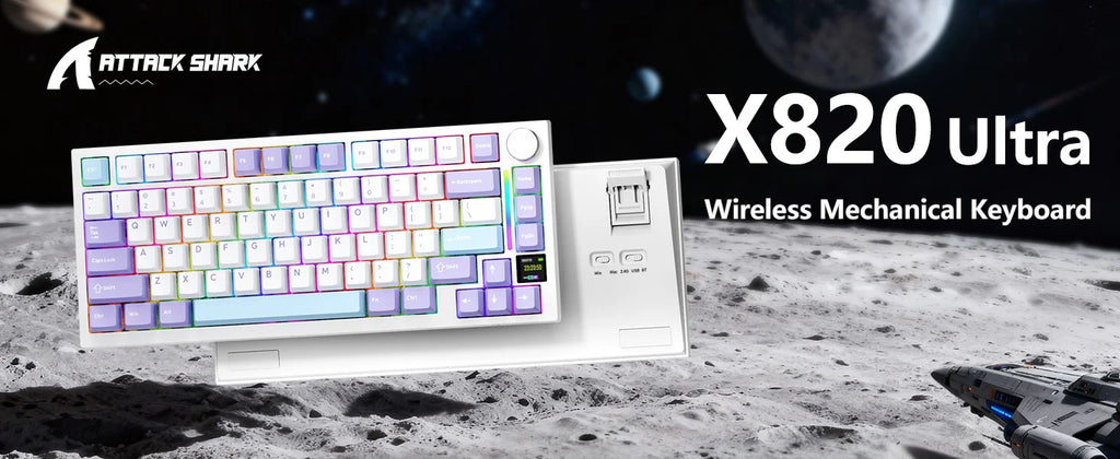 ATTACK SHARK Wireless Mechanical Keyboard