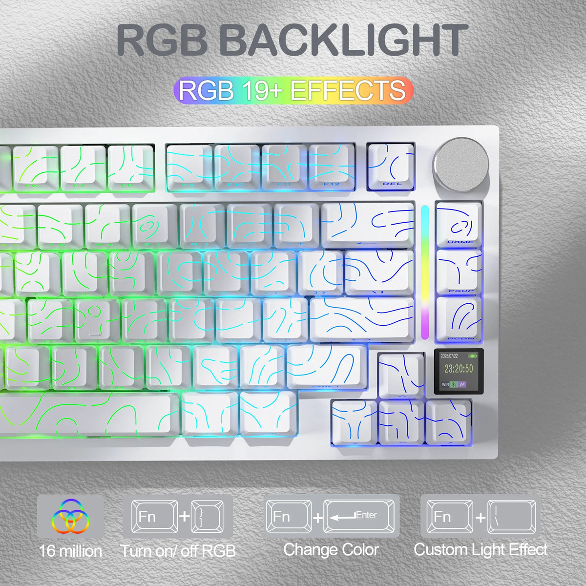 ATTACK SHARK Wireless Mechanical Keyboard