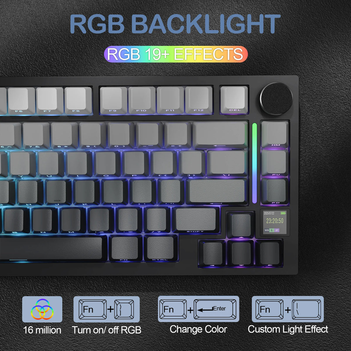 ATTACK SHARK Wireless Mechanical Keyboard