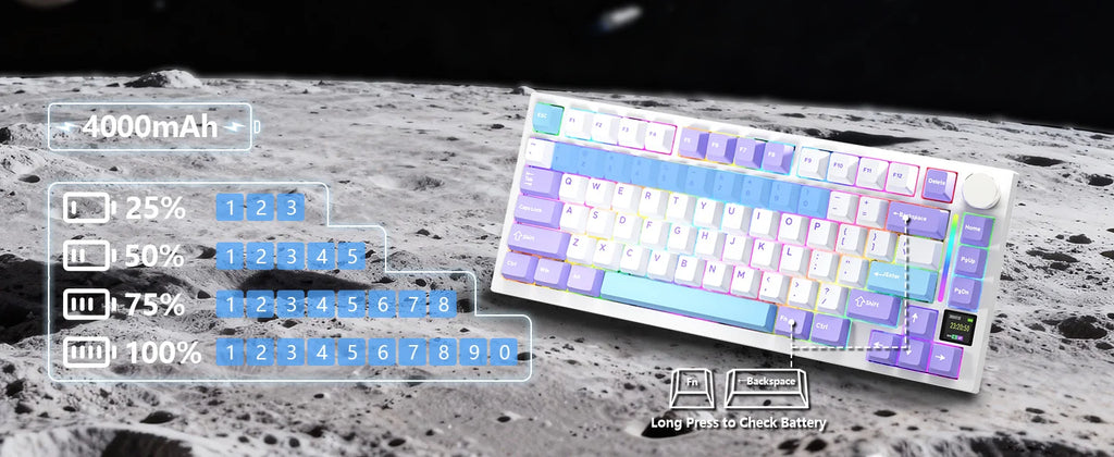 ATTACK SHARK Wireless Mechanical Keyboard