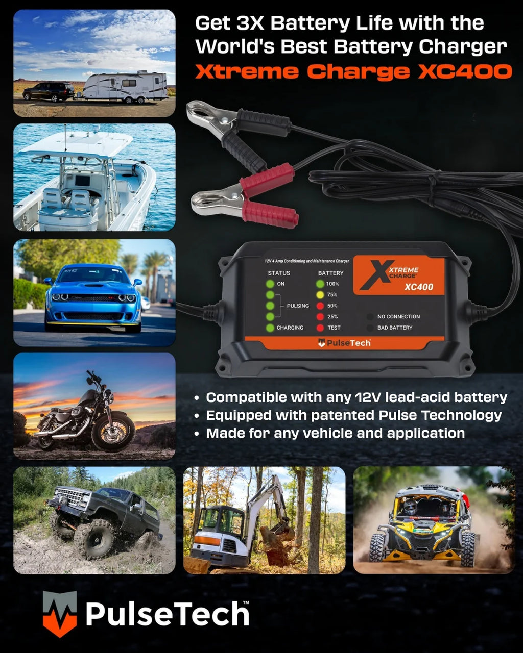 PulseTech Vehicle Battery Charger