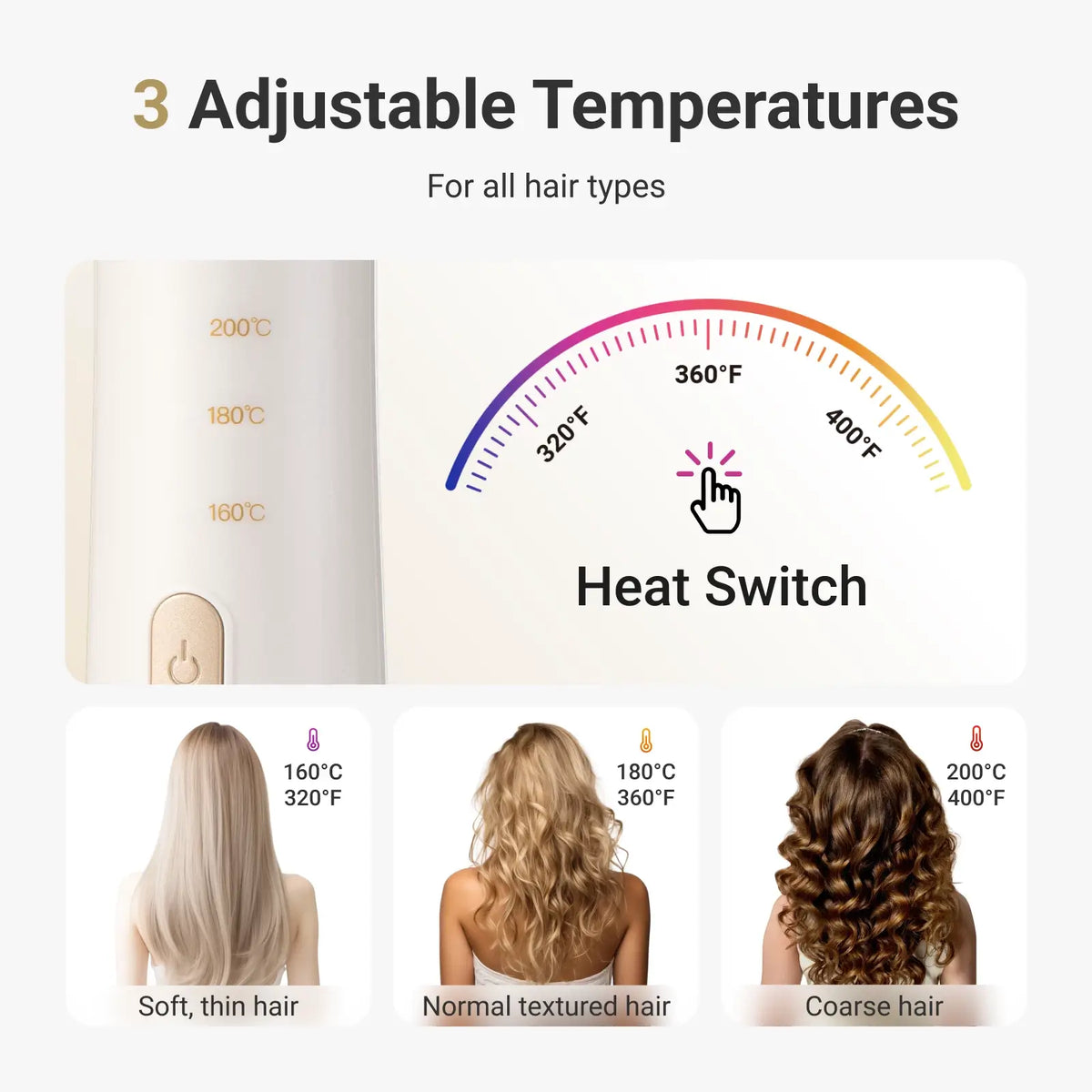 Cool Gadget Automatic Rotating Curling Wand Set