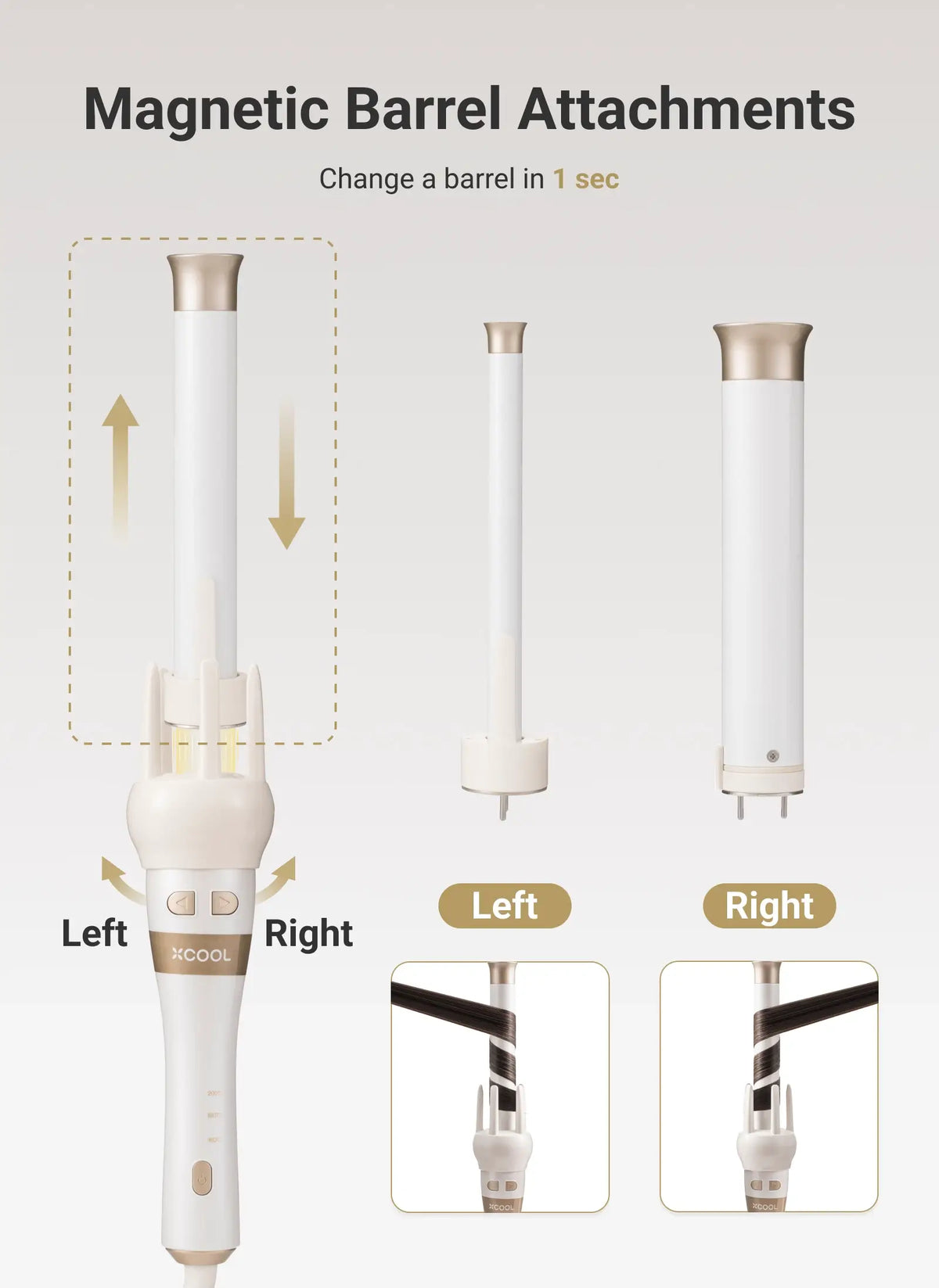 Cool Gadget Automatic Rotating Curling Wand Set