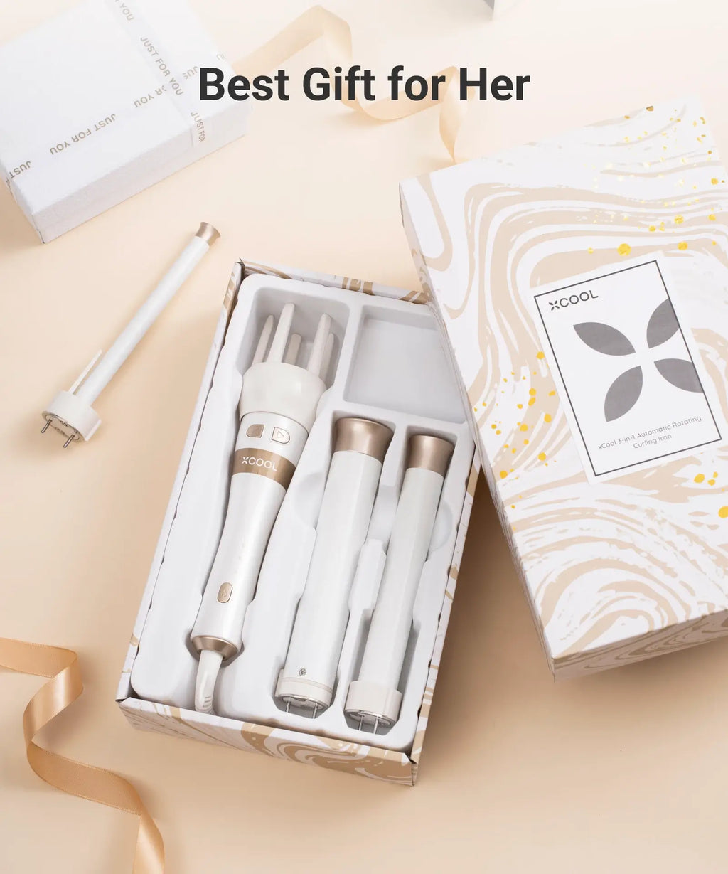Cool Gadget Automatic Rotating Curling Wand Set