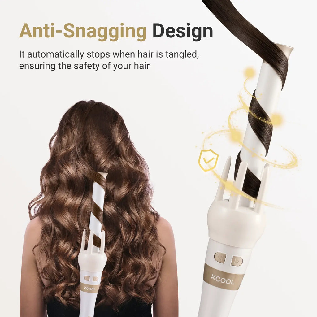 Cool Gadget Automatic Rotating Curling Wand Set