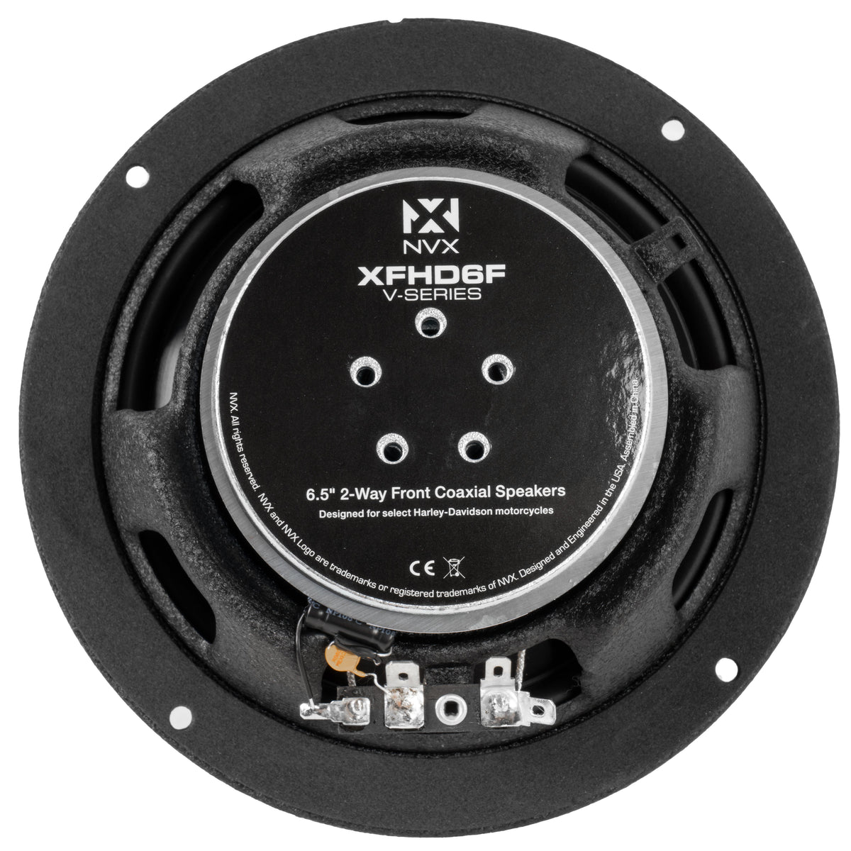 NVX 6.5-Inch Motorcycle Coaxial Speakers